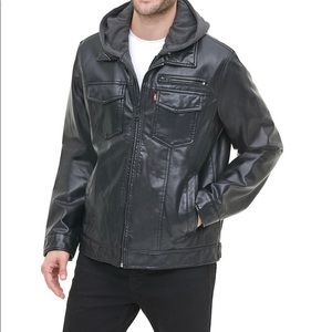 Men's Levi's® Faux Leather Sherpa-Lined Jacket